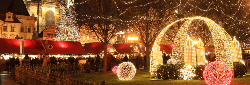 décoration plein air noël